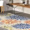 Nuloom Rosana Floral Machine Washable Indoor/Outdoor Area Rug 5ft x 8ft BIFR01A-508 - alternate 8